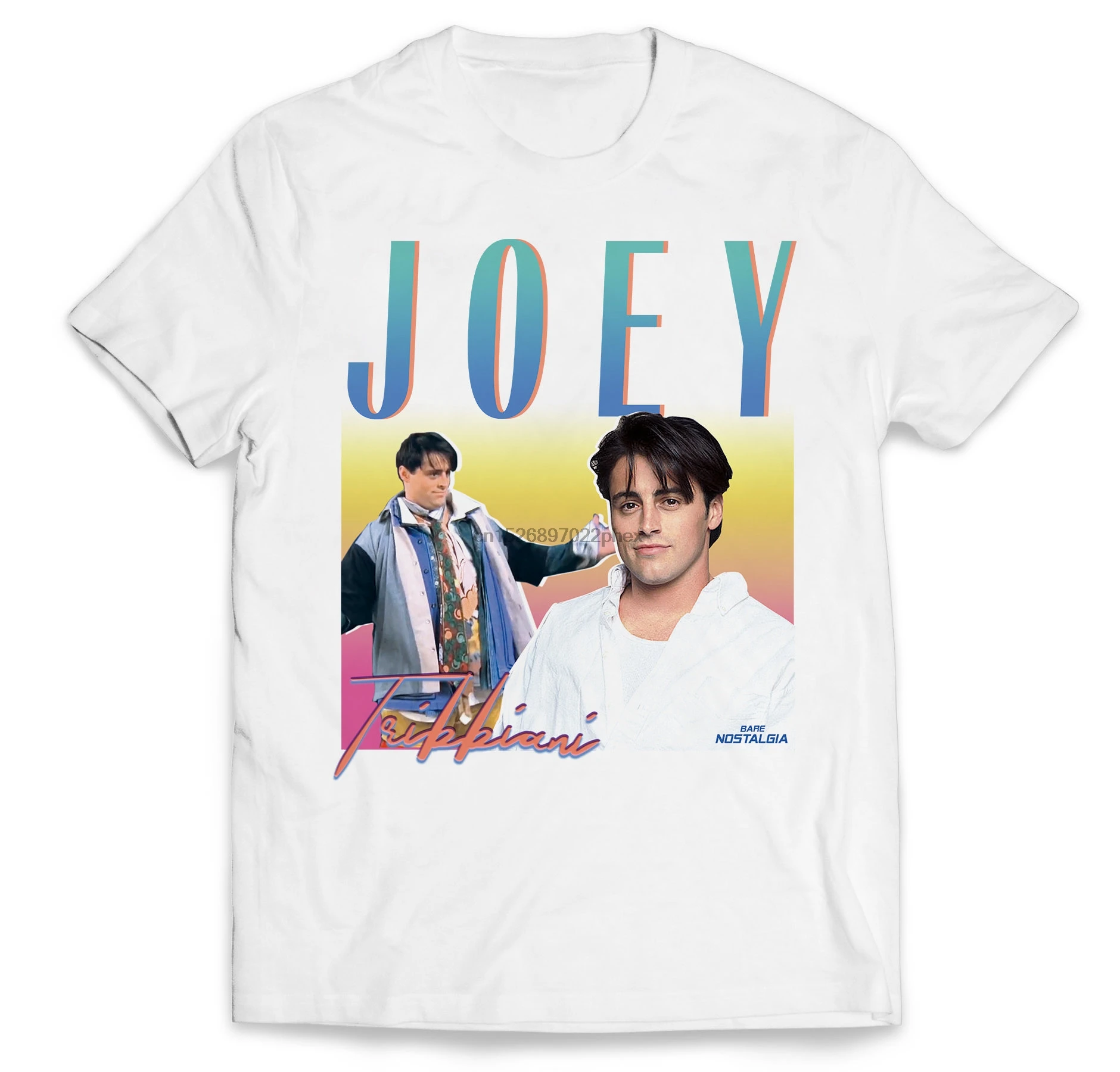 Joey Tribbiani Teman Kaos Pria T Shirt 