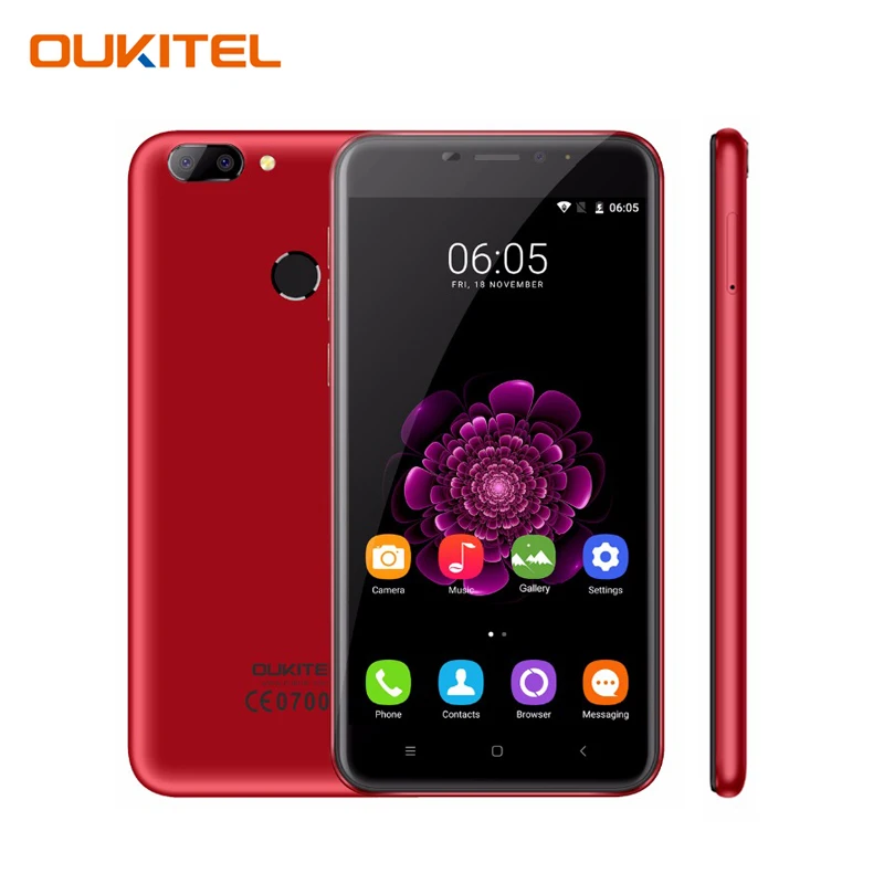 Oukitel U20 Plus 5 5 FHD Smartphone 2GB RAM 16GB ROM Fingerprint ID MTK6737T Quad Core