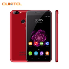 Oukitel U20 Плюс 5.5 “FHD Смартфон 2 ГБ RAM 16 ГБ ROM Отпечатков Пальцев ID MTK6737T Quad Core 1.5 ГГц Двойная Камера Android 6.0 4 Г LTE