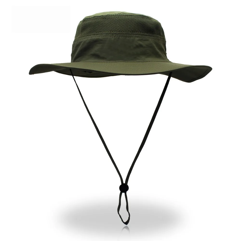 2018 Camouflage Boonie Bucket Hats Camo Fisherman Hats with Wide Brim