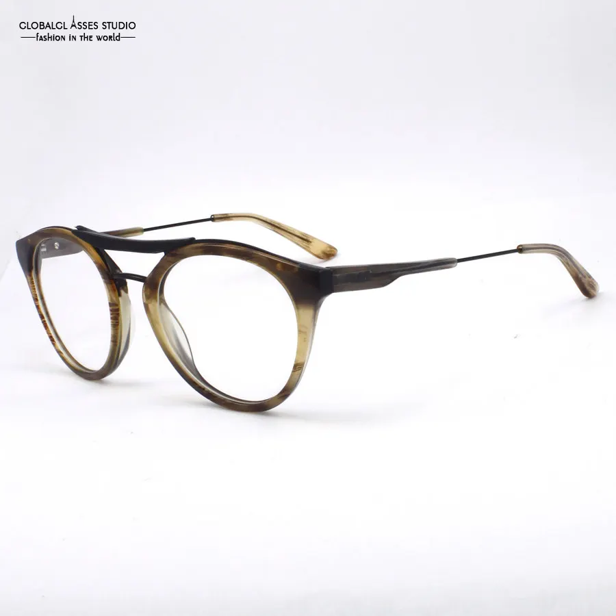 Glasses hipster Brown Classic Retro Clear Lens Glasses Eyewear Nerd Geek Eyeglass Designer Spectacles eyewear readers glasses non prescription