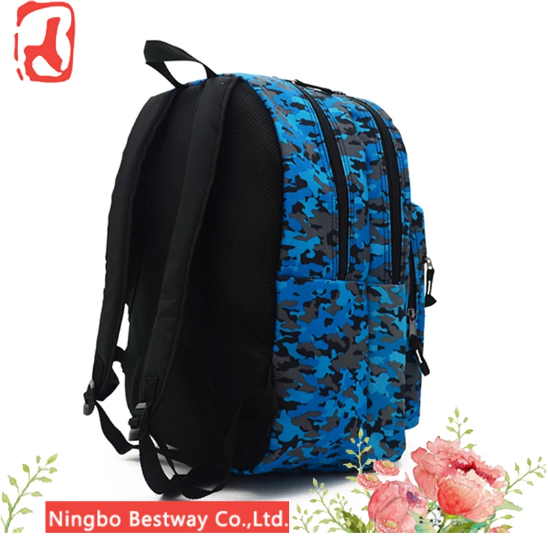 Dark blue Large Capacity Multifunction Men's Backpack Bags Man