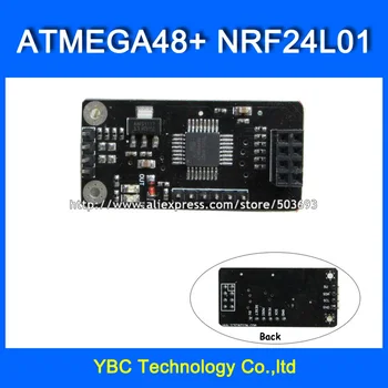 

Free Shipping 2pcs/lot ATMEGA48 + NRF24L01 Interface Wireless Module Wireless Development Board