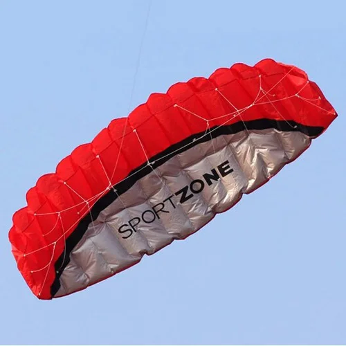 High Quality 1.8 m Dual Line 4 Colors Parafoil Parachute Sports Beach Kite Easy to Fly 5