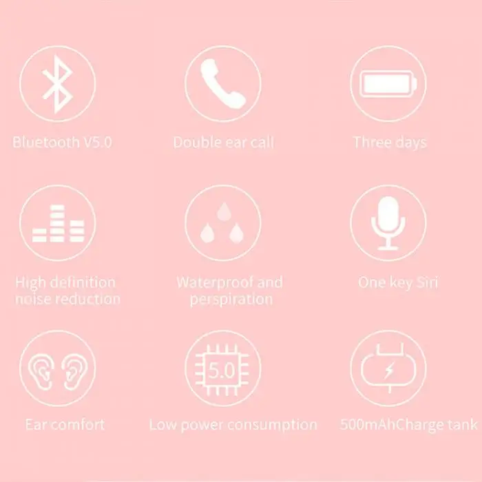 TWS беспроводные Bluetooth наушники стерео мини спортивные наушники с микрофоном для IOS Android Phone GDeals