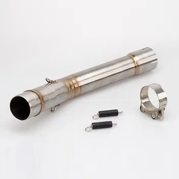 

For Yamaha R6 1998 to 2017 2018 2019 YZF R6 Slip-on 51MM Motorcycle Exhaust Middle Link Pipe Accessories Escape Connection Pipe