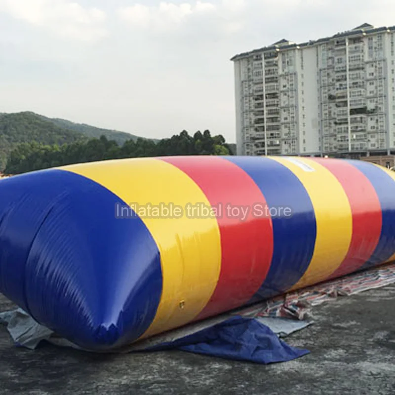 

Free Freight 8*3m PVC Water Jump Pillow Catapult Inflatable Jumping Blob Inflatable Water Blob Bouncing Bag Water Pillow