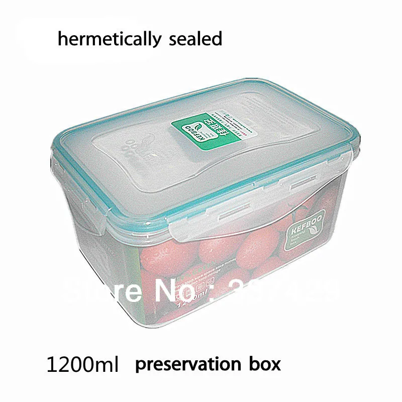 1200ml hermetically sealed Preservation Box \ storage boxsin Storage