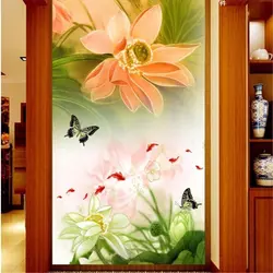 Beibehang персонализированные фрески с индивидуальным дизайном с объемным Классическая lotus классический китайский проход фон