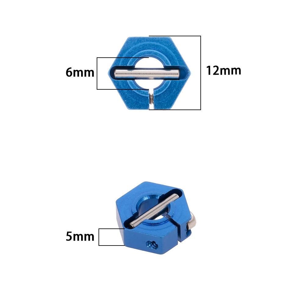 1:10 RC автомобиль 12 мм алюминиевый шестигранник колеса гайки с штифтами винты для 1:10 Traxxas Tamiya LRP HSP HPI Redcat WLtoy RC автомобили