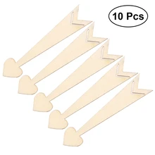 10 шт. НЕОБРАБОТАННАЯ древесина вырезанные кусочки дерева украшения для DIY ремесла проектов