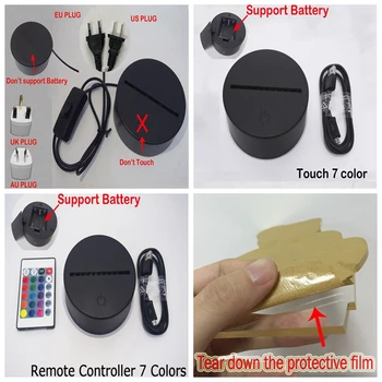 

LLove life Store Special Link For Customers LED Lamp Acrylic Model Switch Touch Remote Control Bases
