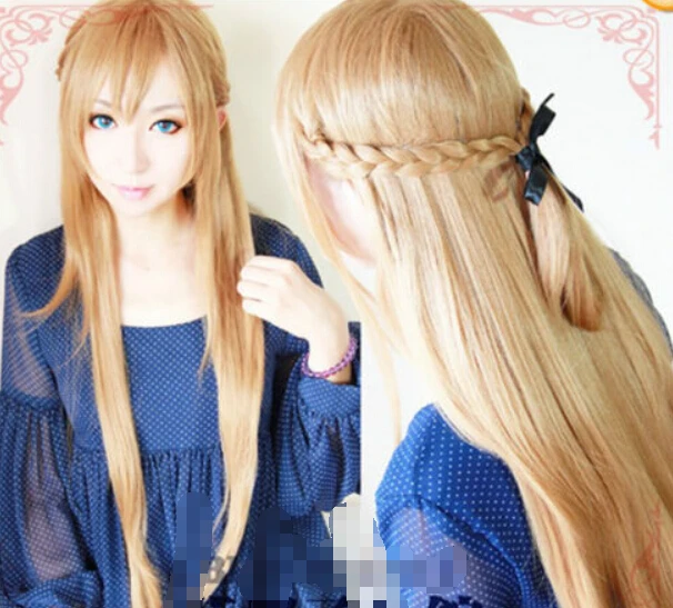 

Fine New sword domain of God, Asuna /Coplay stereotypes Heat Resistant Wig 5.6
