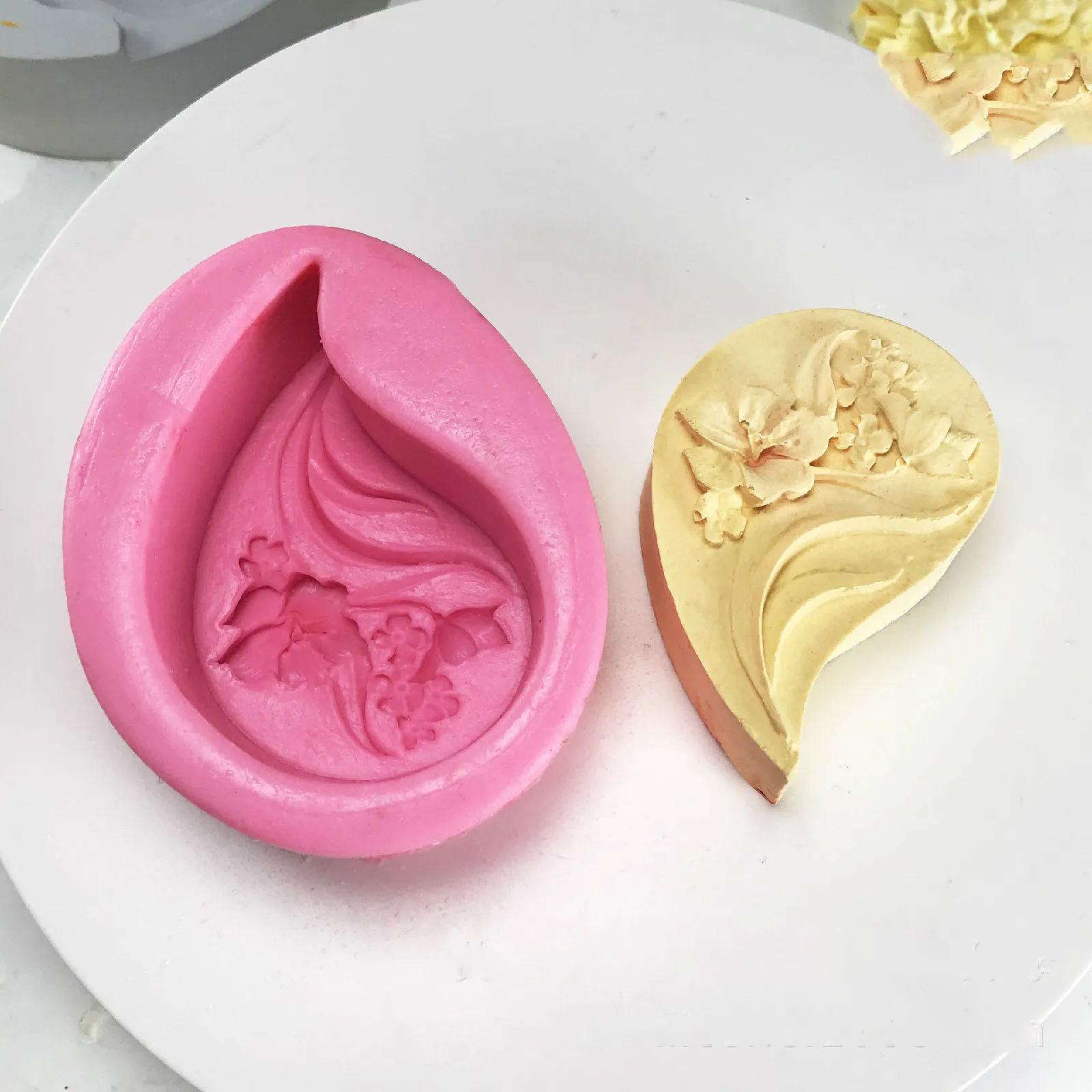 

Flower Soap silicone Mold Gypsum fumigating mould