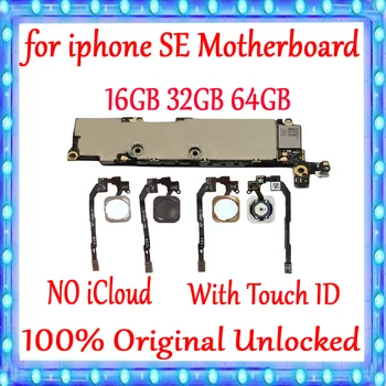 

Factory unlocked for iphone SE Motherboard with Touch ID/without Touch ID,Original for iphone 5SE SE Logic board 16GB 32GB 64GB