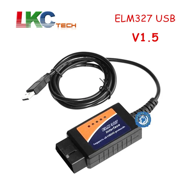 2018 USB ELM327 V1.5 OBDII Diagnostic Interface ELM327 with USB Cable ...