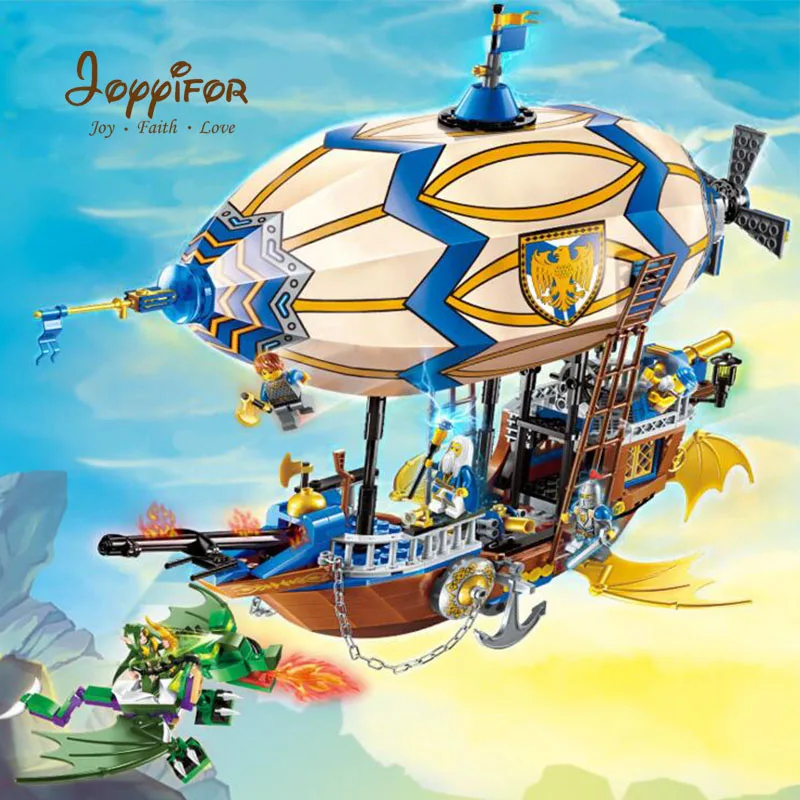 

Joyyifor 669pcs Building Blocks Legoings Star Wars Glory Castle Knights Sliver Hawk Balloon Bricks Building Toys for Children