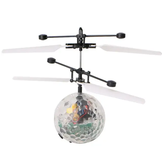 RC Flying Ball Luminous Kid's Flight Balls Electronic Infrared Induction Aircraft Remote Control Toys LED Light Mini Helicopter 2