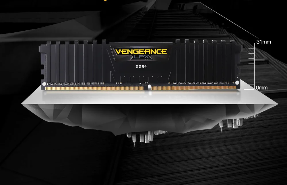 Оперативная память CORSAIR Vengeance LPX DDR4 8 Гб PC4 2400 МГц 3000 МГц 3200 МГц модуль 2666 3600 ПК настольный компьютер оперативная Память память 16 ГБ 8 ГБ DIMM