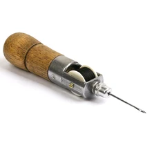 Lederhandwerk Tool Super Carving Wachs Linie Hand Made Leder Werkzeuge Kunst Nadel Nähmaschine 133mm Heißer Verkauf
