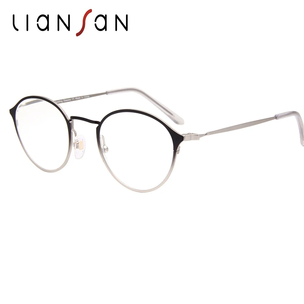 LianSan Модные Винтажные титановые очки для чтения кошачий глаз для женщин и мужчин Унисекс Роскошные брендовые дизайнерские очки для дальнозоркости L5212