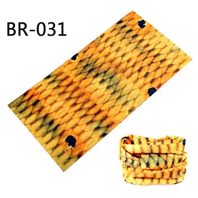 BR 031 BR001-037, новейшая модель, бесшовная бандана для рыбалки, пешего туризма, велоспорта, волшебный шарф, много солнцезащитных шарфов для женщин и мужчин, маска бандана - Цвет: BR 031