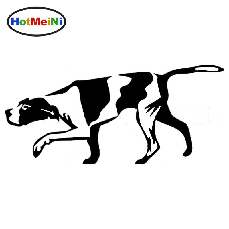 HotMeiNi Охота собака наклейки для автомобиля Отражающая виниловая наклейка стайлинга автомобилей бампер интимные аксессуары 15*6,6 см