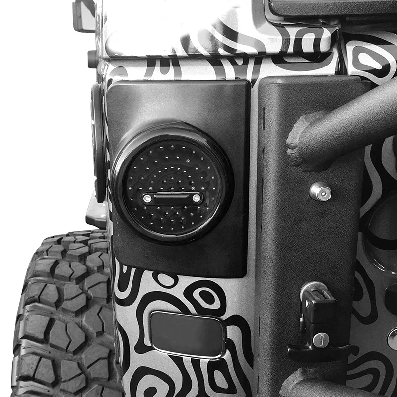 FADUIES круглый Стиль светодиодный задние фонари для Jeep Wrangler JK 2 и 4 двери 2007 2008 2009 2010 2011 2012 2013