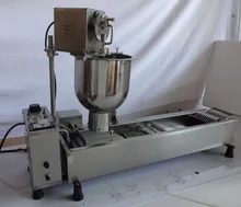 Free Shipping 110v Or 220v 3000W Stainless Steel Donut Maker Come With 3 Mould Full Automatic Donuts Machine