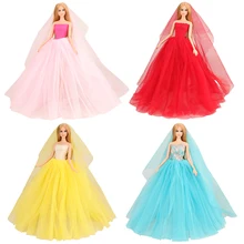 Новейшая мода Принцесса Вечерние вещи для кукол разноцветные кукольная одежда для кукол Барби лучший подарок на день рождения