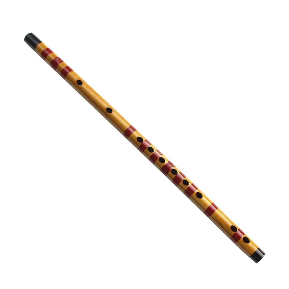 Bamboo Practice Musical Instrument Flute Beginner Student 47cm