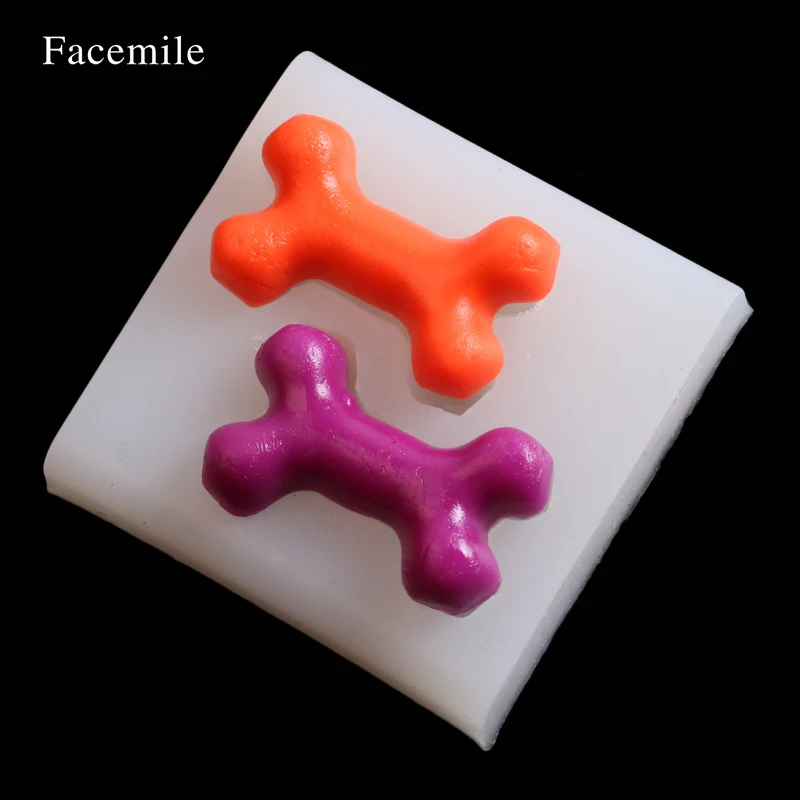 Bone Shape Silicone Mold 3D Chocolate Fondant Mold Cake Decoration