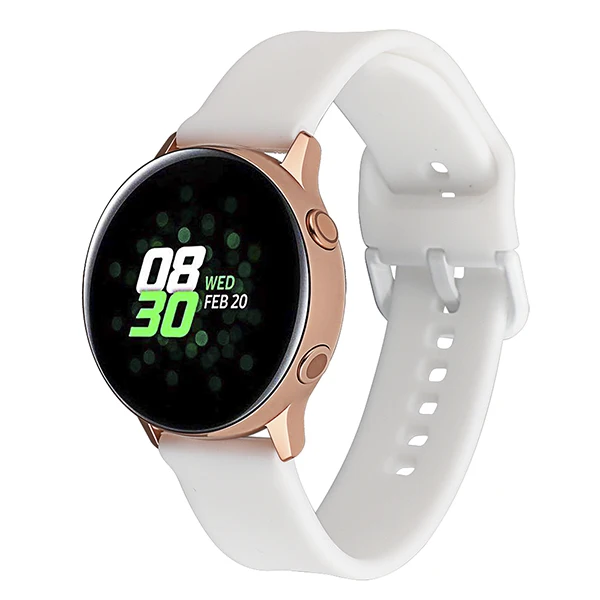Ремешок для часов Garmin Forerunner 245/645 мягкий силиконовый 20 мм ремешок для samsung Galaxy Watch Band 42 мм аксессуары - Цвет: Белый