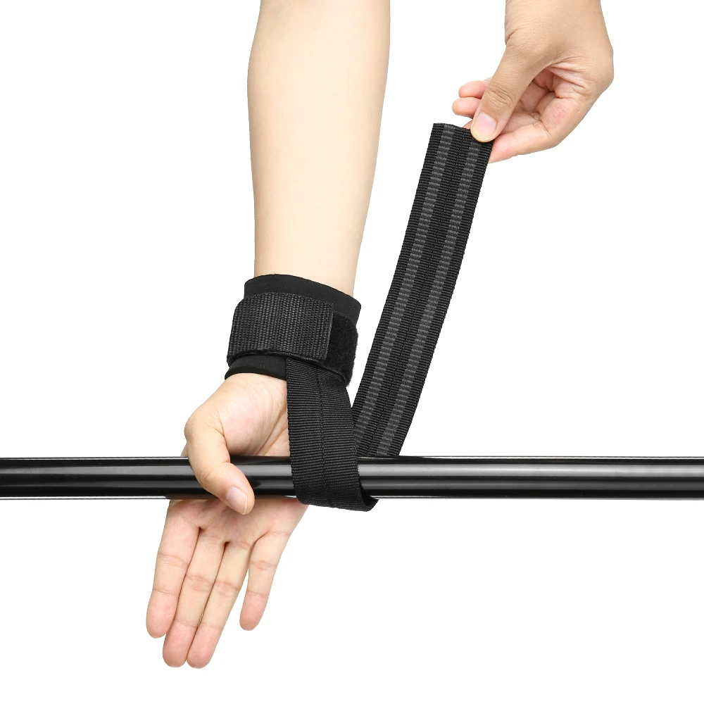 

1 Pair Wristband Gym Training Weightlifting Hand Bar Wrist Support Hand Protection Belt Dumbbell Grip Straps Hand Wrist Brace
