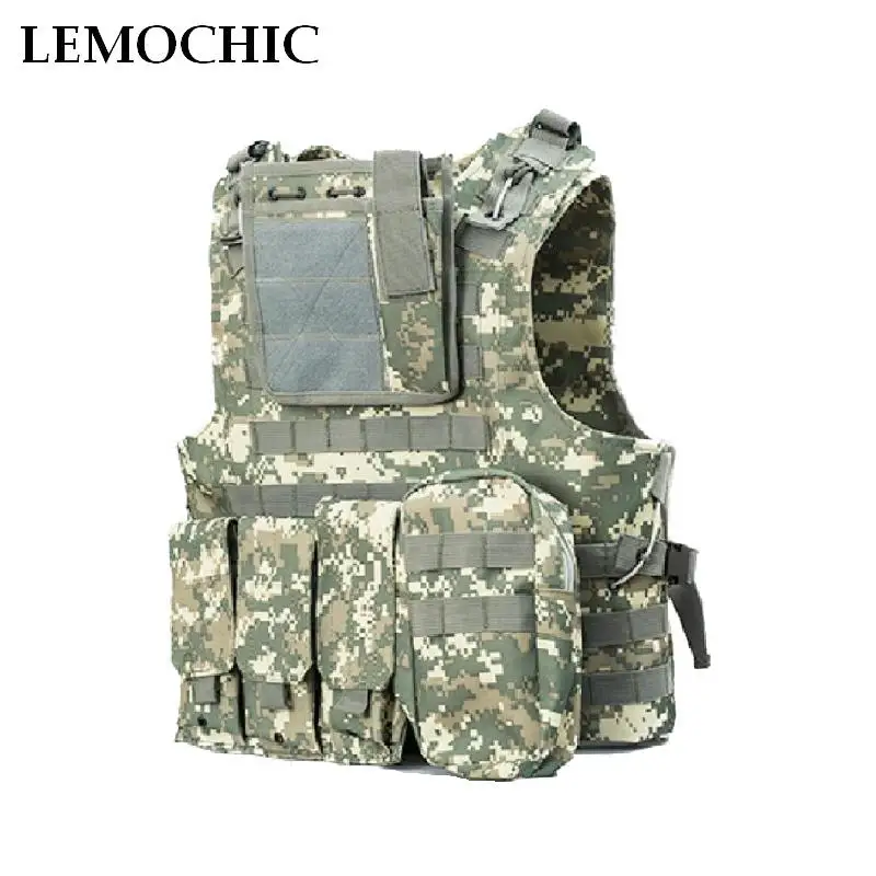 

LEMOCHIC Patrol SWAT Vest Tactical Paintball Wargame Equipment Army Hunting Molle Airsoft Military Vest Outdoor Body Armor