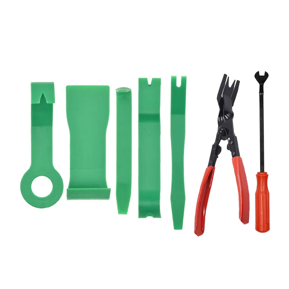 Auto Car Hard Plastic Retainer Clip Fastener Rivet Tool Kit Auto