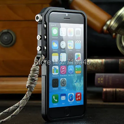 For Apple font b iphone b font 6 plus Metal bumper TRIGGER Tactical Edition for iphone6