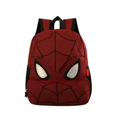Человек-паук нейлон детские рюкзаки сумки для детского сада, школы рюкзаки для маленьких мальчиков и девочек ясельного возраста милый