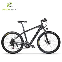 Richbit RT-800 Smart Electric Bicycle Mountain EBike 250W 36V Inner Removable Battery 21 Speeds Electric bike LCD Fornt Light