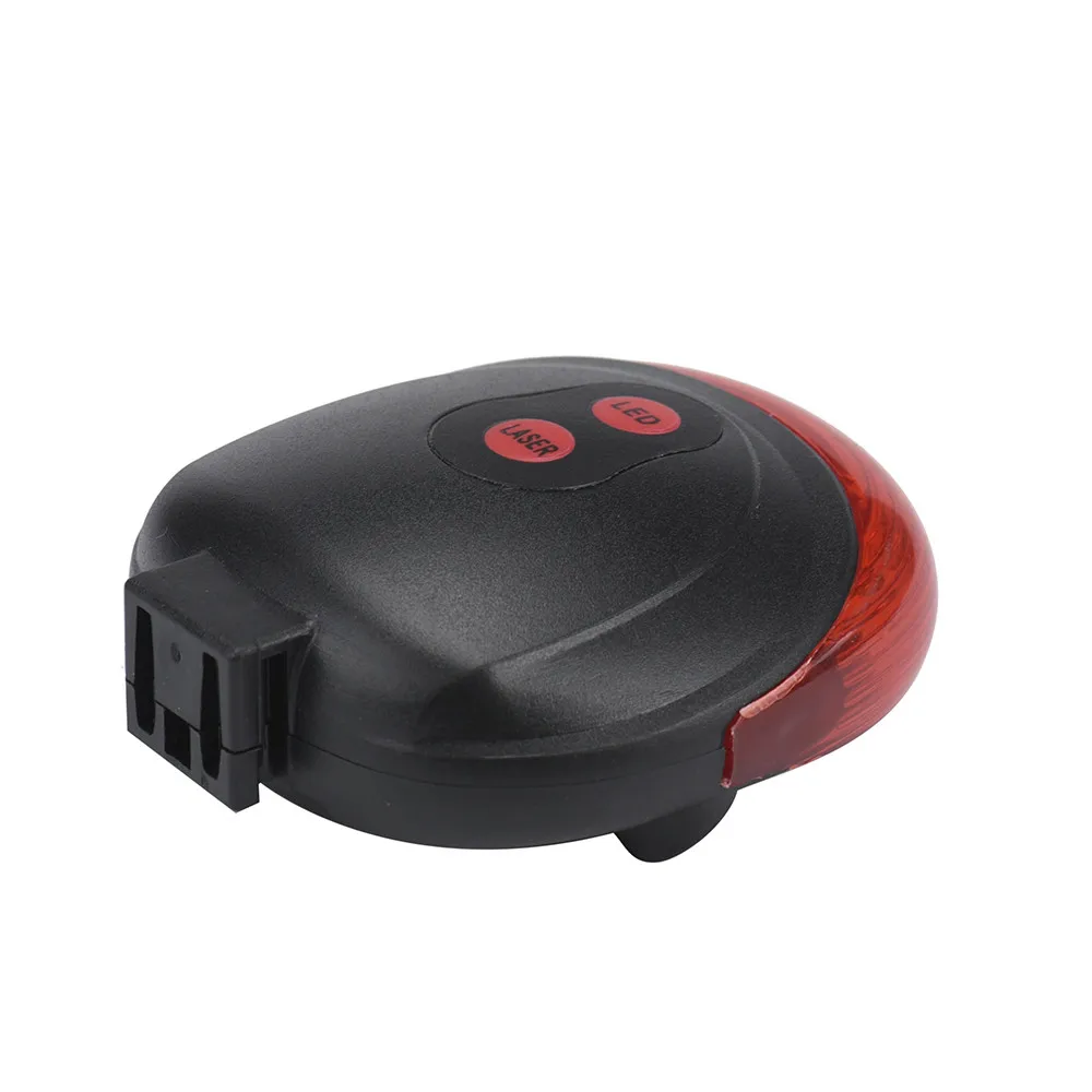 Cycling Bike Bicycle 2 Laser Projector Red Lamps Beam and 3 LED Flash Rear Tail Lights Set Night Safer Bike Accessories 1.603