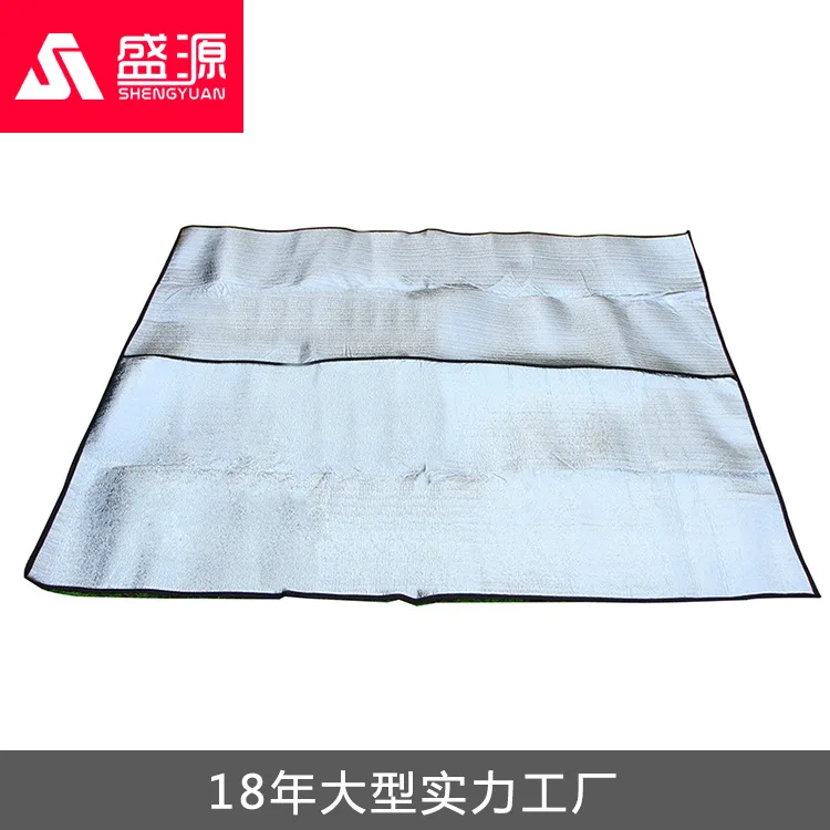 200*200*0.25 سنتيمتر التخييم حصيرة الهواء فراش منصات الألومنيوم احباط نزهة بطانية نزهة حصيرة الحصير مزدوجة الجانب التخييم مقاومة للرطوبة