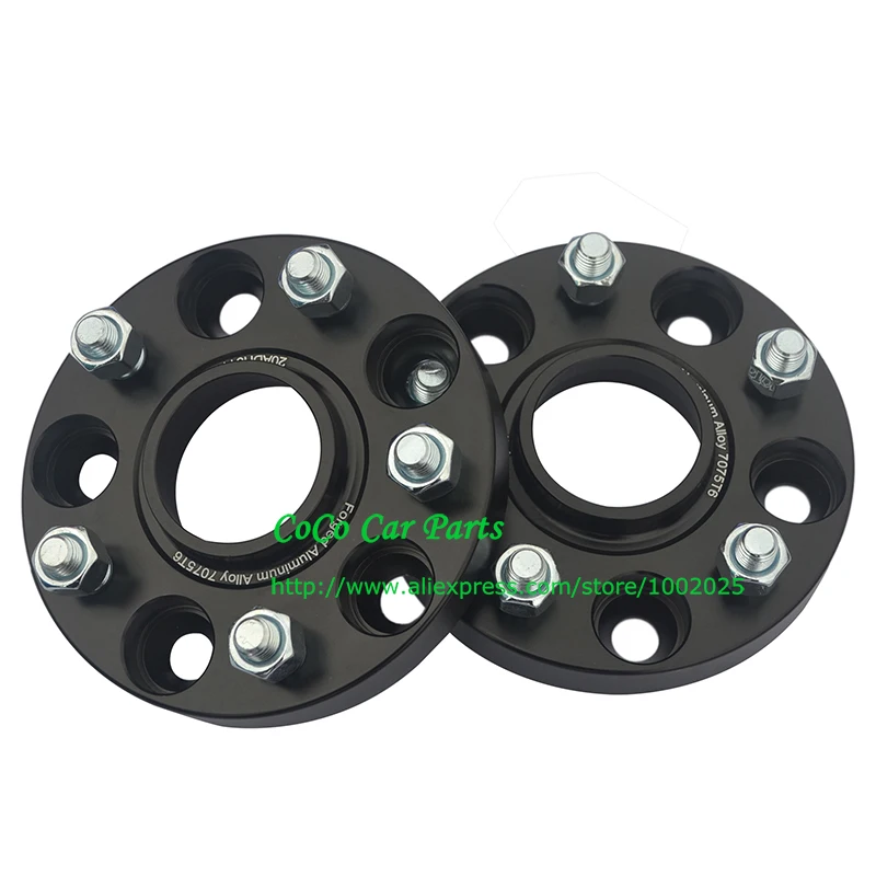 2 pieces 20mm thickness PCD5x120 72.6 Alloy Tire Flange Car