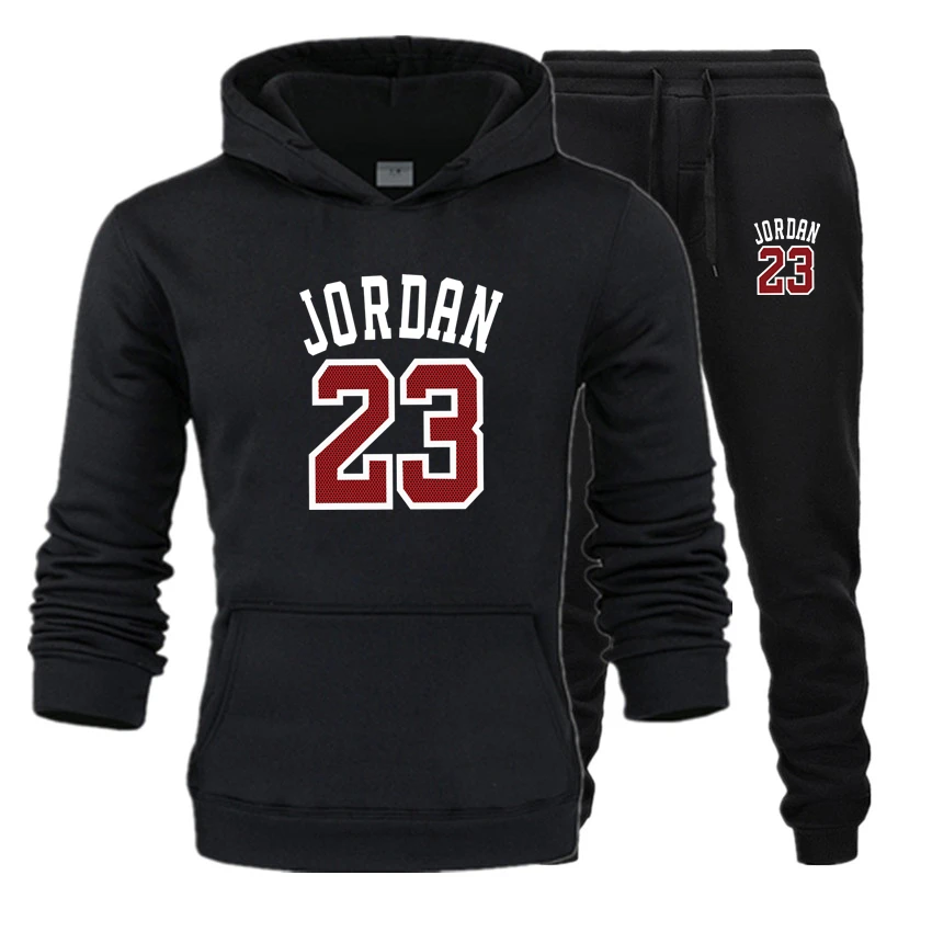 

New Fashion suprem 23 Hoodie Sweatshirt Men/Women Hoodies Sweatshirts+Sweatpants Suits Autumn Winter Warm Fleece Hooded Pullover