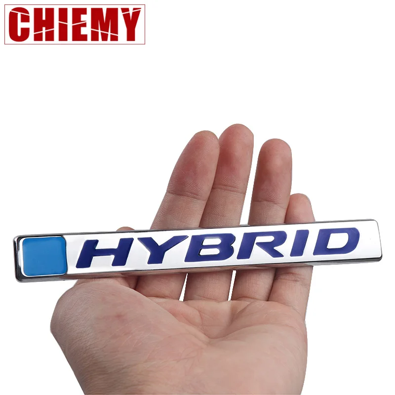 

3D Metal Hybrid Letter Car Badge Stickers Decal for Toyota Camry Rav4 Reiz Honda VE-1 CIVIC Car side Emblem Styling