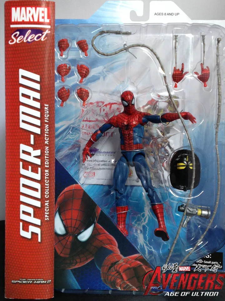 

7" 18CM New Fashion Marvel The Amazing Spiderman PVC Action Figure Collection Model Toy Christmas Gifts For Kids