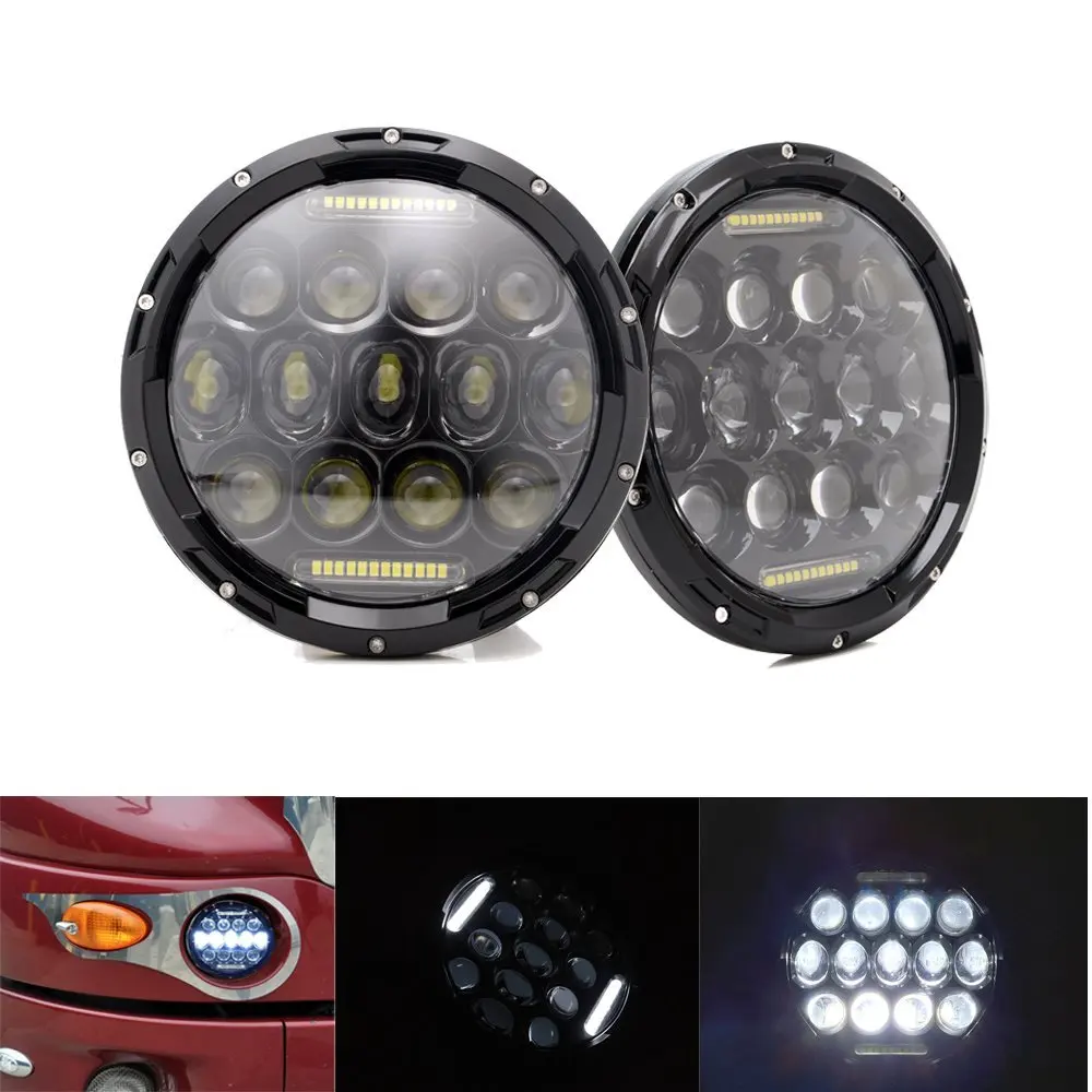 7 дюймов круглые светодиодные фары с DRL для Kenworth T2000 T 2000 1998 2010 трактор прицеп