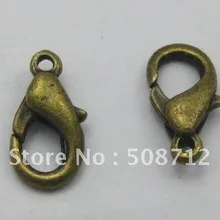 10 мм бронзовый цвет без никеля и свинца ювелирные изделия коготь застежка-краб CLC007