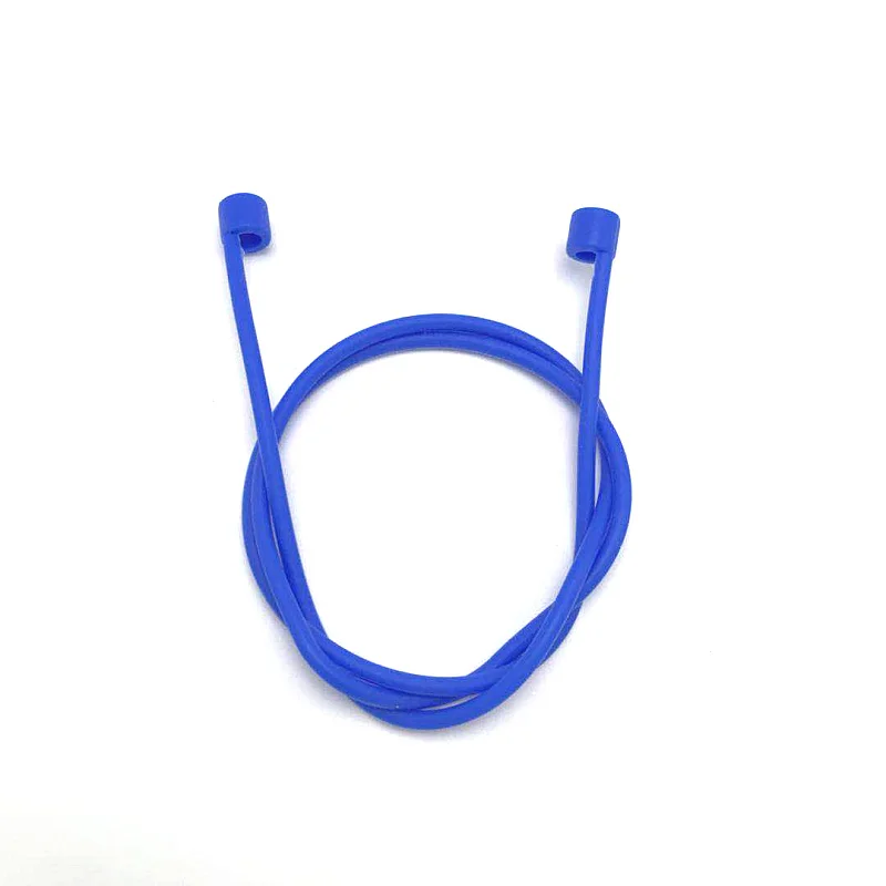 Ремешок для наушников для Airpods анти-потеря ремень веревка для Bluetooth наушники силиконовый шнур-кабель - Цвет: Blue