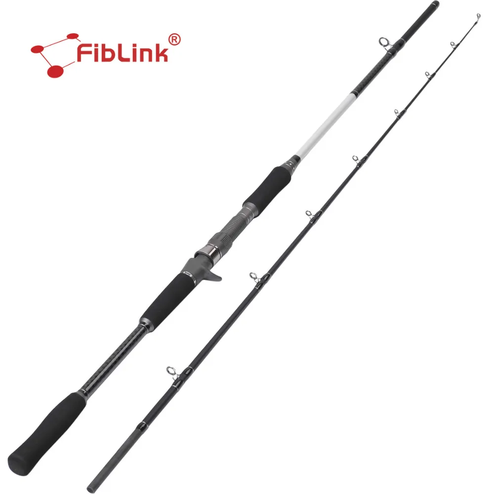 Новинка! Fiblink углерода Baitcasting литья удочка пресной морских прибрежных лодка