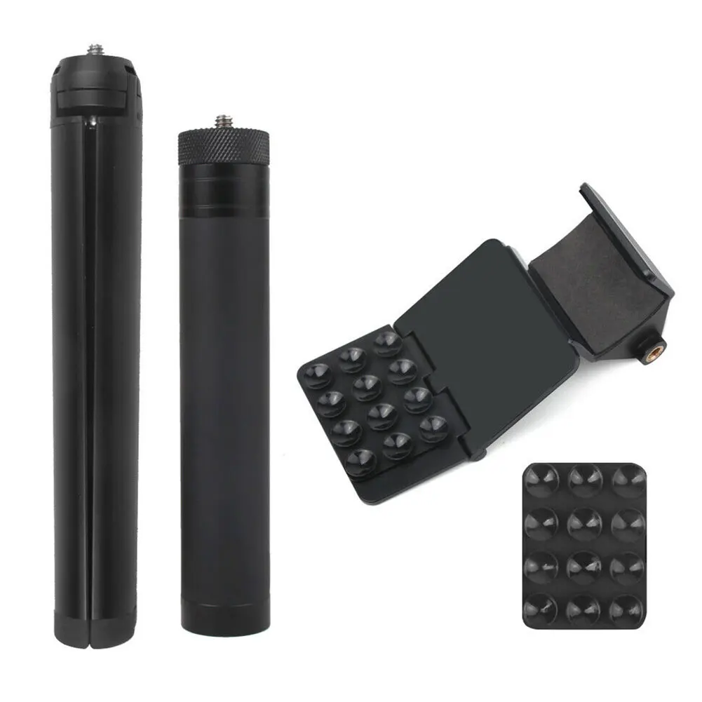 Smartphone Holder Bracket + Tripod Set Expansion Folding Mount Convenient Durable Suction Cup Space Saving For DJI OSMO Pocket Smartphone Holder Bracket + Tripod Set Expansion Folding Mount Convenient Durable Suction Cup Space Saving For DJI OSMO Pocket